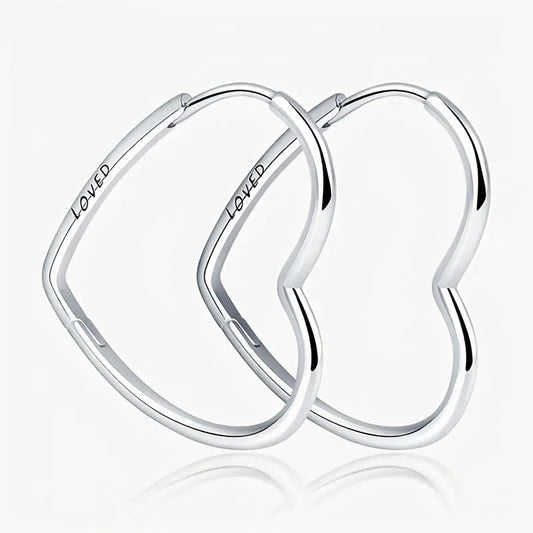 Cercei inima argint 925 dama deosebiti