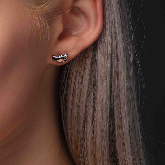 Cercei talpi cu Filet Argint 925 Copii/Adulti - ARP5012B