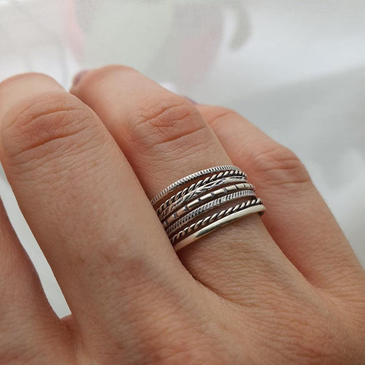 Inel din Argint, 7 zile - ARP8086