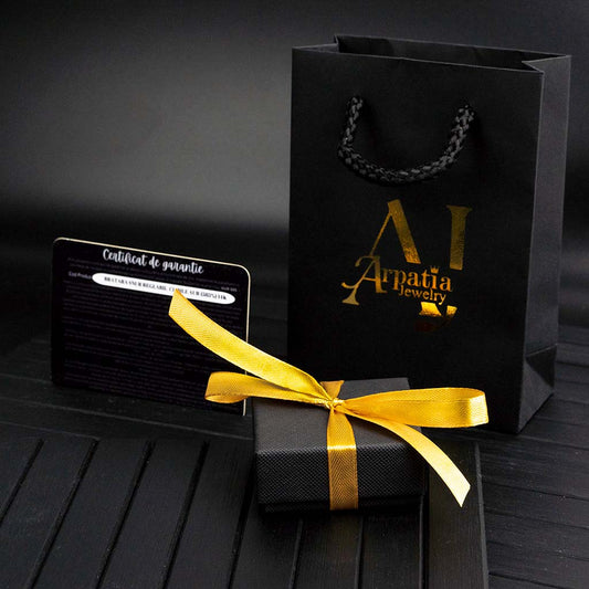 Cutie de bijuterii si Punga pentru Cadou Premium Arpatia Jewelry