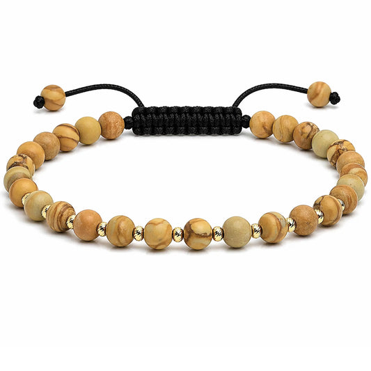 Bratara Aur 14k Reglabila cu piatra Jasp Picture