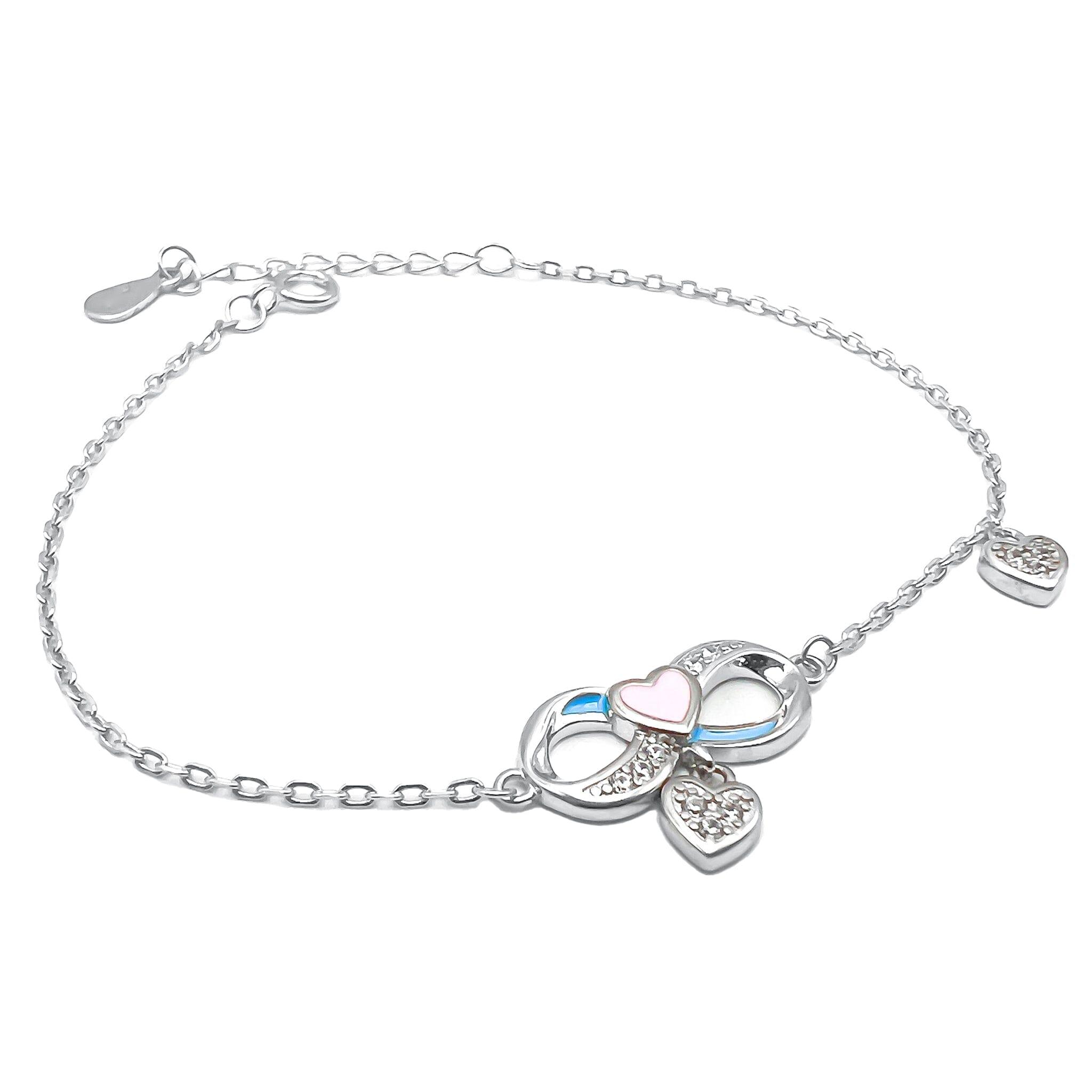 Bratara Infinit colorat Argint 925 - B1005B