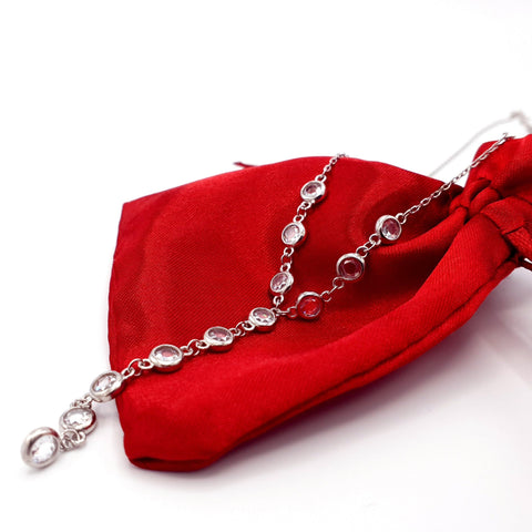 Colier din Argint, multiple pietre Zirconiu - CO1023